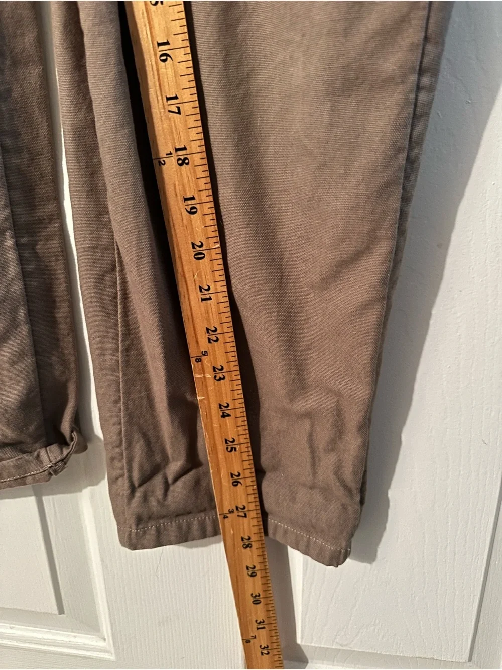 LUCY & YAK 6/8 Streetwear Utility Organic Cotton Jumpsuit Overalls Cappuccino